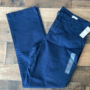 Mens gap navy blue straight khakis. Size 31x30